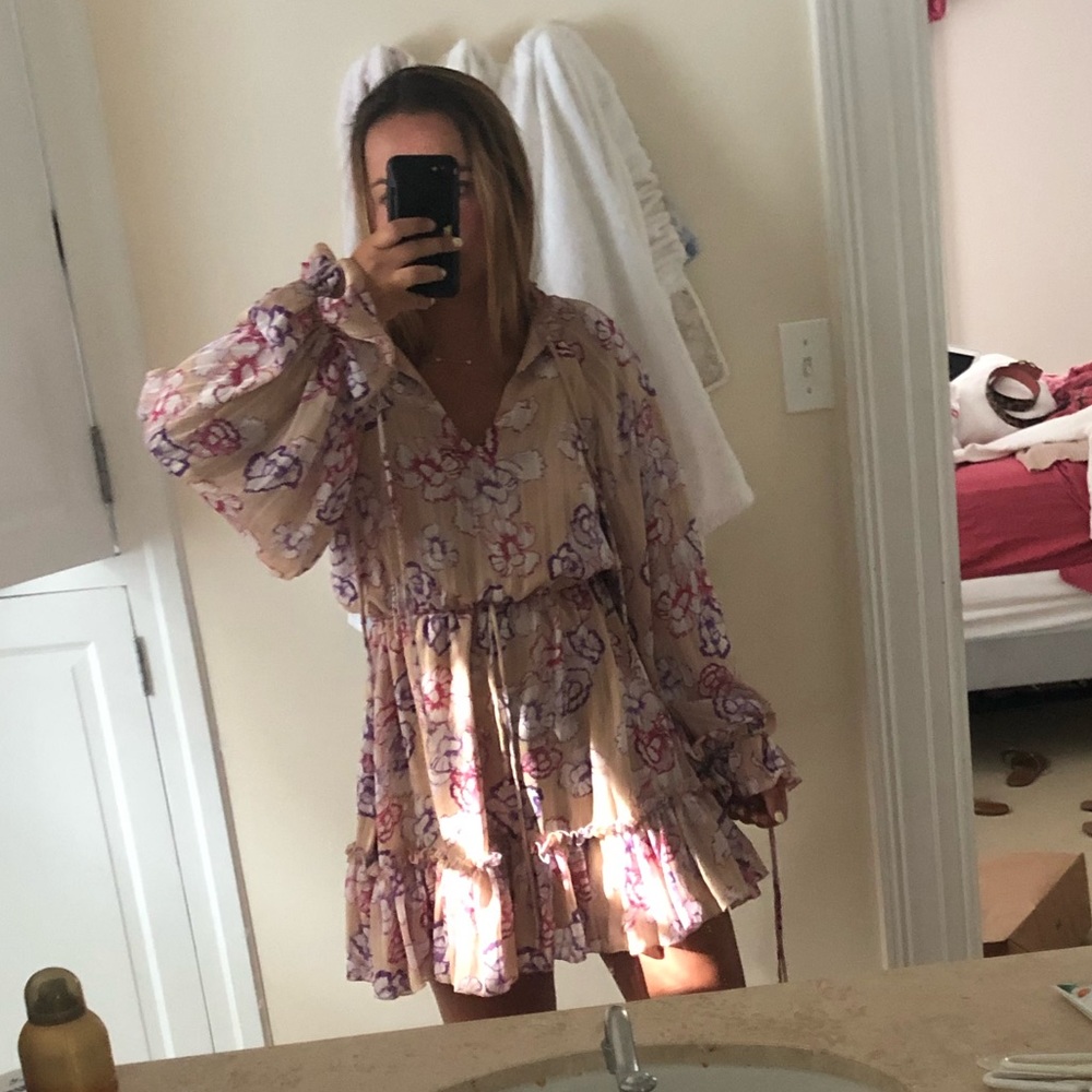 Floral Ruffle Dress